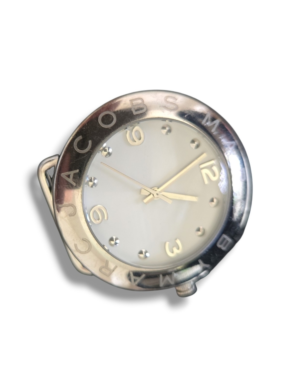 Marc Jacobs Silver-Tone Round Watch Face